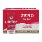 Cruiser Zero Sugar Raspberry 7% Cans 12x250ml