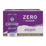 Cruiser Zero Sugar Sour Grape 7% Cans 12x250ml