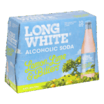 Long White Vodka Alcoholic Soda Lemon Lime & Bitters 4.8% Bottles 10x320ml