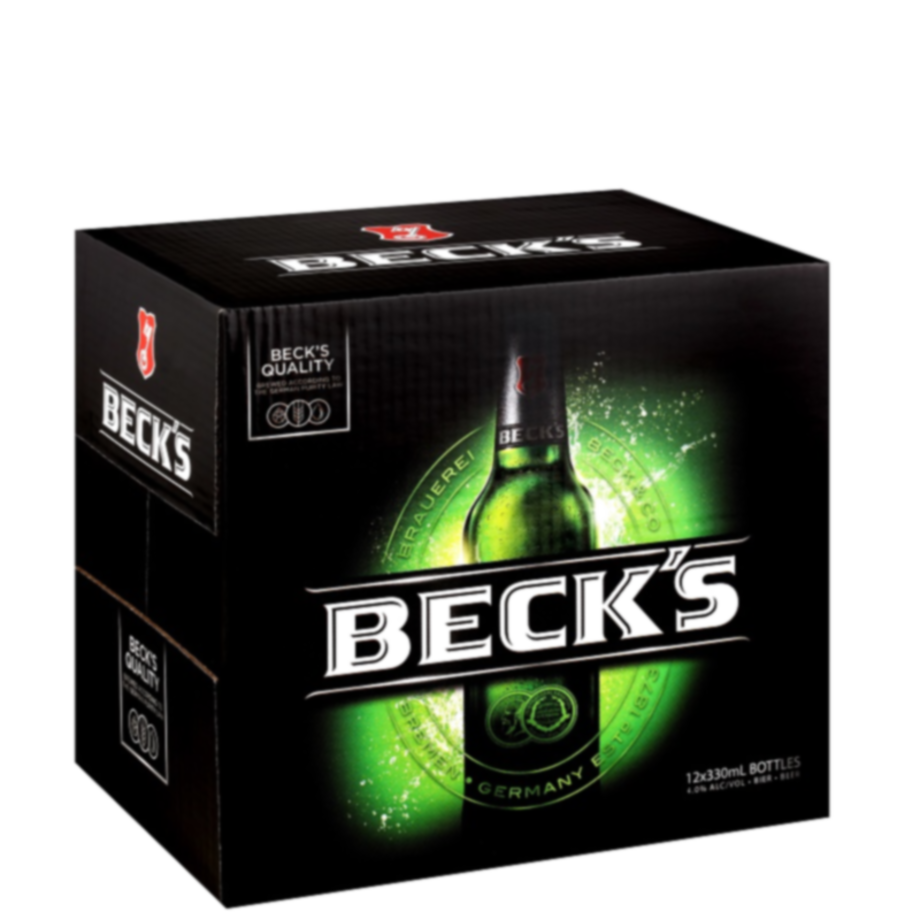 Becks 330mL Bottle 12 Pack Becks 330mL Bottle 12 Pack - Image 1
