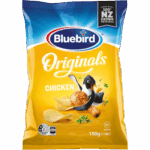 Bluebird Originals Chicken Potato Chips 150g