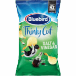 Bluebird Thinly Cut Salt & Vinegar Potato Chips 140g