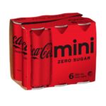 Coca-Cola Zero Sugar Cans 6x250ml