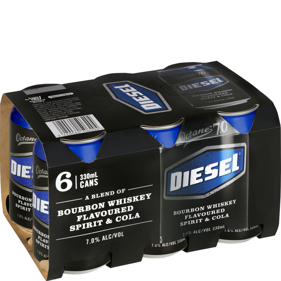 Diesel and Cola 7% 330mL Can 4x6 Pack Diesel and Cola 7% 330mL Can 6 Pack - Image 1