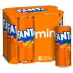 Fanta Can 6 Pack Cans 250ml