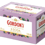 Gordons Tropical Passionfruit Gin & Soda 4% 250mL Can 12 Pack