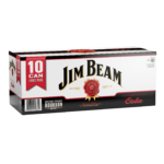 Jim Beam & Cola 4.8% 10 Pack Cans 330ml