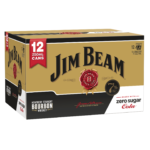 Jim Beam Gold 7% Zero 12 Pack Cans 250ml