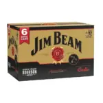 Jim Beam & Cola Gold 7% 6 Pack Cans 330ml