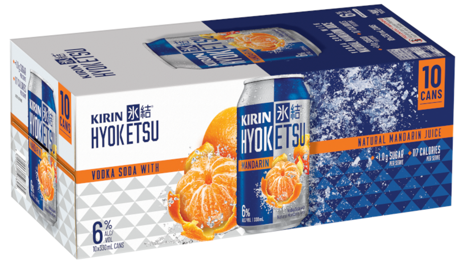 Kirin Hyoketsu Mandarin 330mL Can 10 Pack Kirin Hyoketsu Mandarin 330mL Can 10 Pack - Image 1