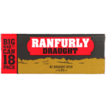 RANFURLY DRAUGHT 4% 440ml CAN 18 Pack