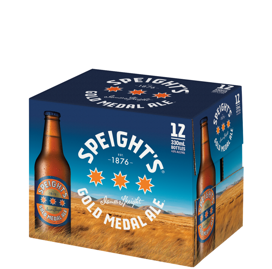 Speights Master Brewers Gold Medal Ale 330mL Bottle 12 Pack Speights Master Brewers Gold Medal Ale 330mL Bottle 12 Pack - Image 1