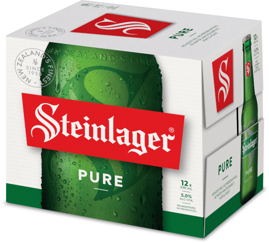 Steinlager Pure 330mL Bottle 12 Pack Steinlager Pure 330mL Bottle 12 Pack - Image 1
