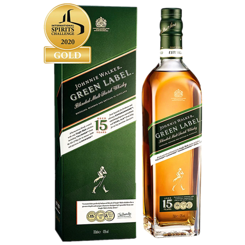 tgretewwe Johnnie Walker Green 15Yo 700ml - Image 1